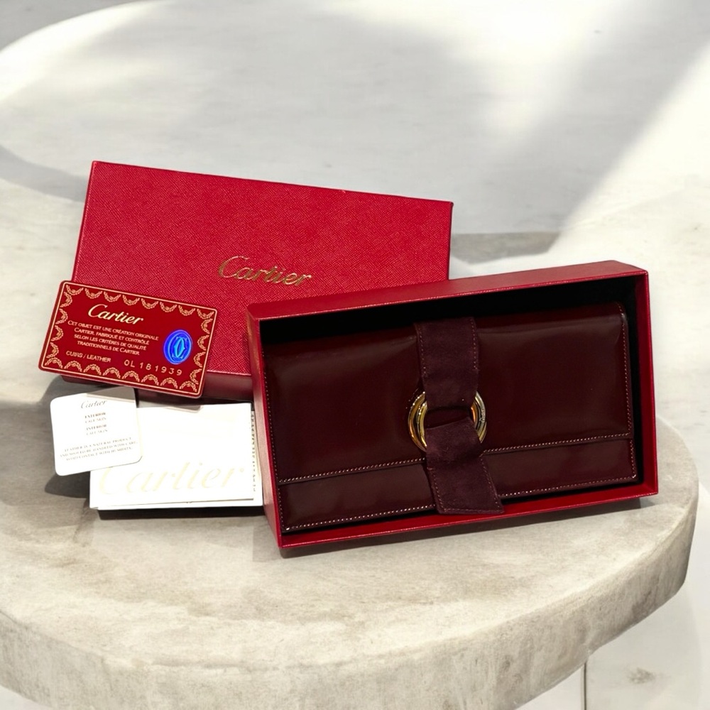 Cartier Trinity Leather Long Wallet